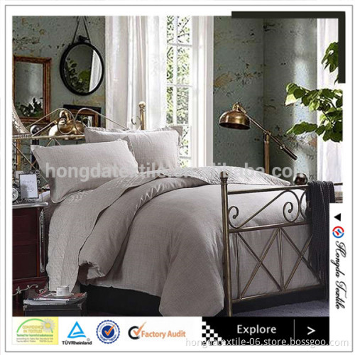 Alibaba China 100% natural French linen/flax bedding sheet/bedding set